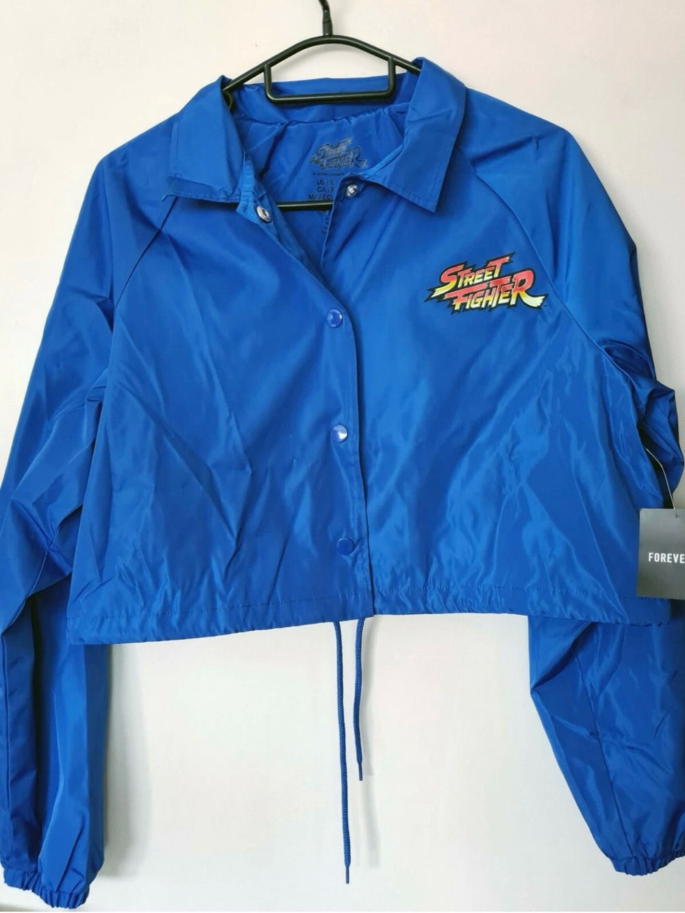 NWT Forever 21 Capcom Street Figther Cropped Jacket. NWT